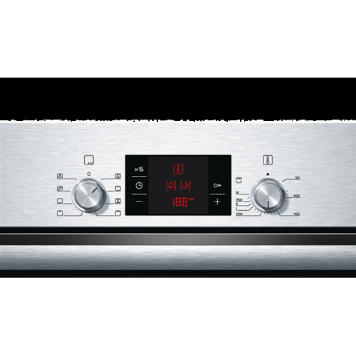 HBA42R350E - BOSCH HBA42R350E Forno da incasso classe A con funzione di  autopulizia EcoClean Acciaio inox - Bosch